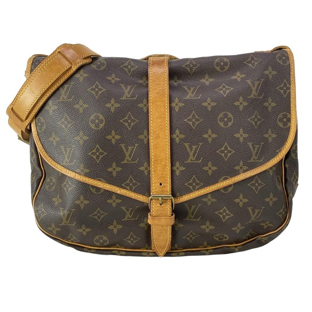 Louis Vuitton Saumur 35 Monogram Shoulder Bag M42254 - Picture 1 of 15
